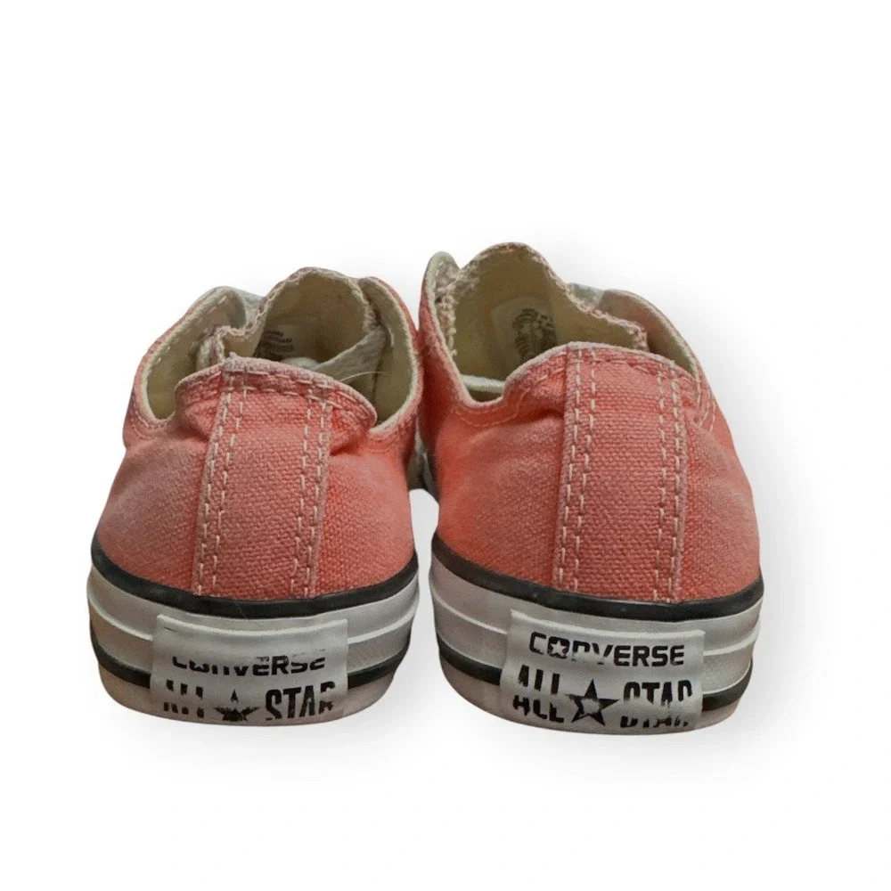 Converse Chuck Taylor All Star Low Top Coral Pink Youth Sneakers Size 2